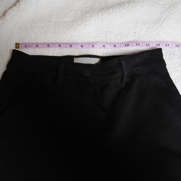 Everlane Cropped Straight Regular Jeans Black Women's Size 2 Natural Cotton - Picture 11 of 16